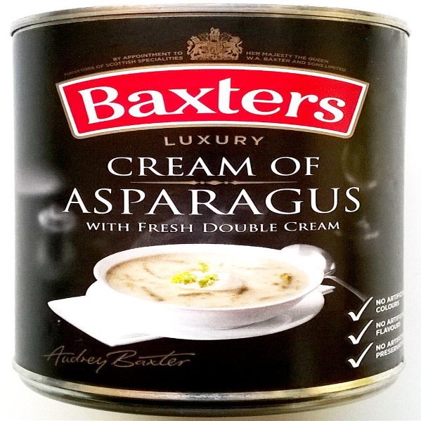 Baxters Cream Of Asparagus Soup 3 x 400gm