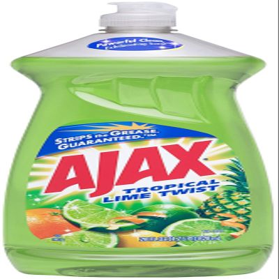 Ajax Dishwashing Liquid, Tropical Lime Twist, 28 Ounce