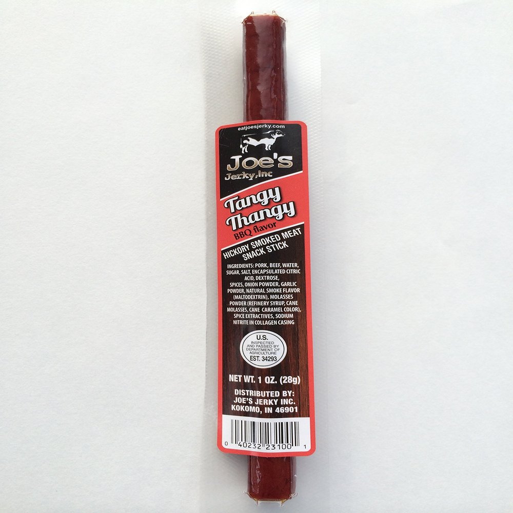 Joe's Tangy Thangy Snack Sticks (Sweet BBQ, 30 Sticks)