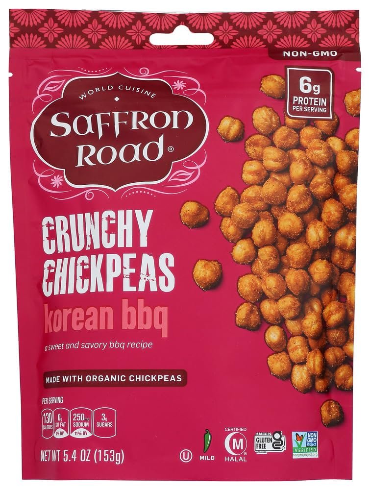 SAFFRON ROAD CHICKPEA KOREAN BBQ, 6 OZ