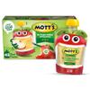 Mott's No Sugar Added Applesauce, 3.2 Oz Clear Pouches, 48 Count (4 Packs Of 12), Good Source Of Vitamin C, No Artificial Flavors view 1