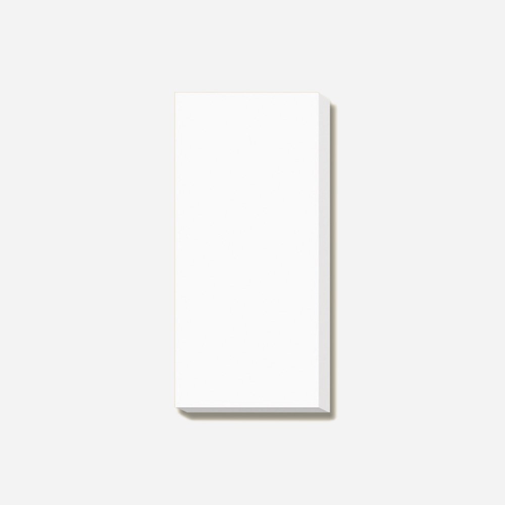 (Shimojima) Heiko G-3 Boxes, Deluxe White Plain Box, 3.1 x 6.4 x 0.5 inches (7.9 x 16.2 x 1.2 cm), 10 Pieces