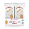 Justin's Organic White Chocolate Peanut Butter Cups, Rainforest Alliance Certified Cocoa, Gluten-free, Responsibly Sourced, 1.4 Ounce (Pack of 12) view 1
