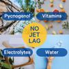 1Above Jet Lag Relief Tablets - Citrus-Flavored Effervescent Multivitamin with Pycnogenol Travel Supplement for Hydration, Energy, Immune Support and Faster Recovery - Flight Essential, 10 Tablets view 3