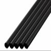 Shibase Industries 504 Straws for Juice, Straight, 0.2 x 8.3 inches (6 x 21 cm), No Packaging, 500 Pieces, Black, Made in Japan view 1