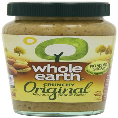 (2 Pack) - Whole Earth - Original Crunchy Peanut Butter | 340g | 2 PACK BUNDLE