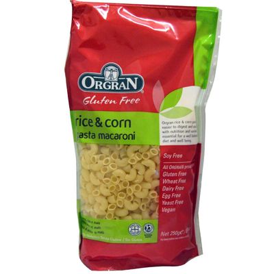 (2 Pack) - Orgran - Rice & Corn Macaroni | 250g | 2 PACK BUNDLE