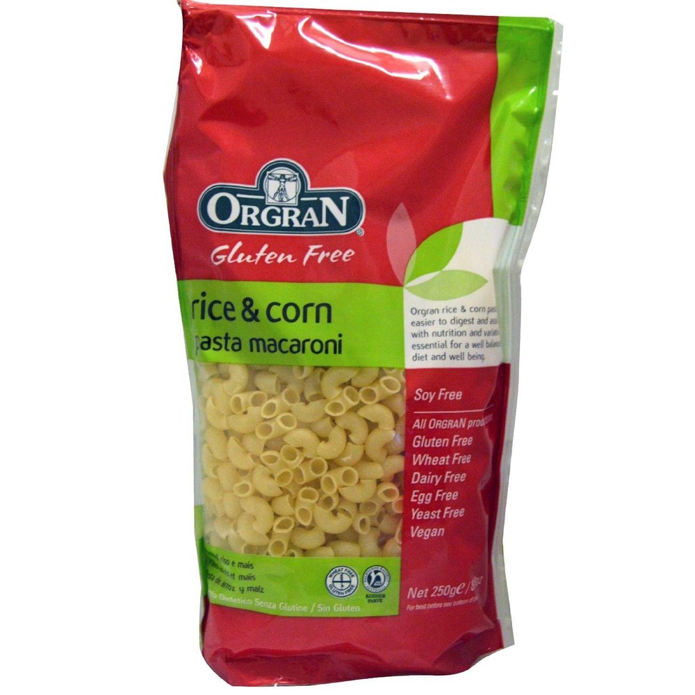 (2 Pack) - Orgran - Rice & Corn Macaroni | 250g | 2 PACK BUNDLE