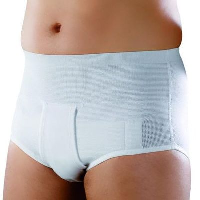 ORIONE Inguinal Hernia Brief Slip Girdle for Sports Ref.319 Size 2 76-80 cm. (inch. 30"-31.5")