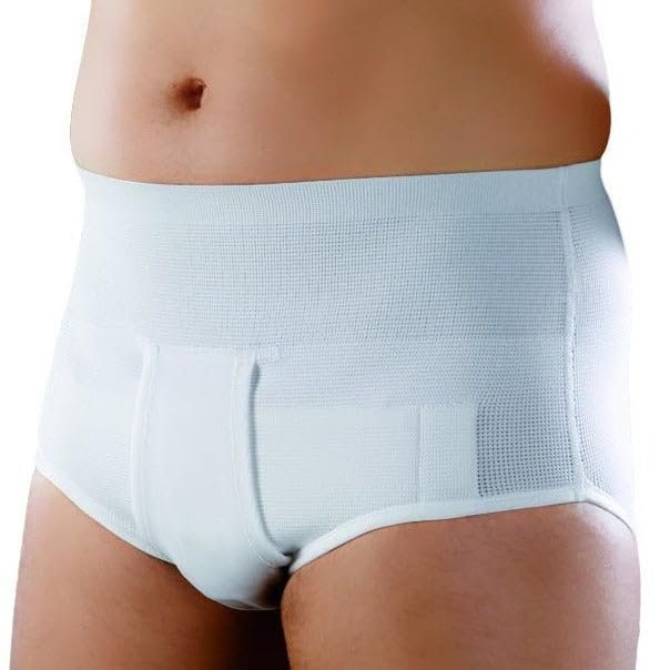 ORIONE Inguinal Hernia Brief Slip Girdle for Sports Ref.319 Size 2 76-80 cm. (inch. 30"-31.5")