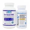Serracor-NK & Serra-RX 260,000 SU - Scar Tissue Bundle (150 Capsules & 60 Capsules) - Acid-Resistant Serrapeptase Proteolytic Systemic Enzyme, Respiratory & Lung Support view 1