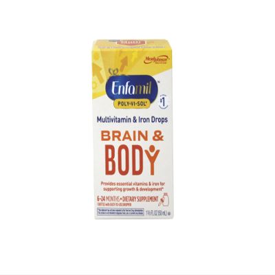 Enfamil Poly Vi Sol Multivitamin Drops with Iron - 50 mL Bottle