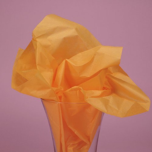 480ea - 20" X 30" Quire Fold PRM Matte Apricot Tissue Ppr