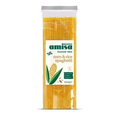 (2 Pack) - Amisa - Org GF Corn & Rice Spaghetti | 500g | 2 Pack Bundle