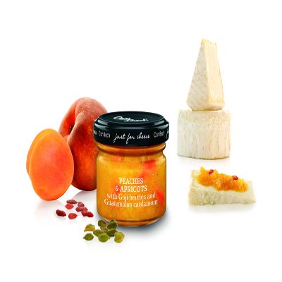 Can Bech Just for Cheese Peach/Apricot with Goji Berries/Guatamalan Cardamom, Mini, 2.36 Ounce