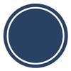 Andaz Press Circle Labels, Solid, Blank, Navy Blue, 40-Pack view 1