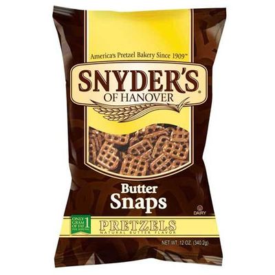 Snyders of Hanover Butter Snap Pretzel, 12 Ounce - 12 per case.