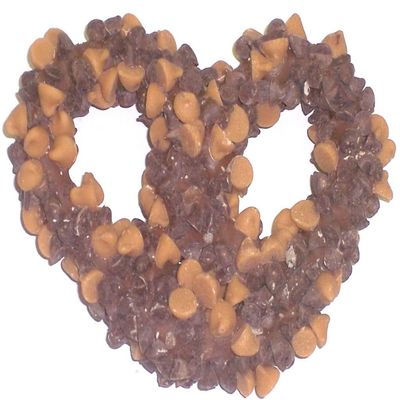 Scott's Cakes Milk Chocolate Covered Pretzels with Chocolate Chips & Peanut Butter Chips in a 1 Pound Plastic Deli Container