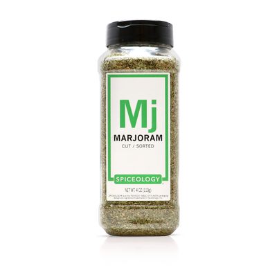 Spiceology - Dried Marjoram Herb Leaves - 4 ounces