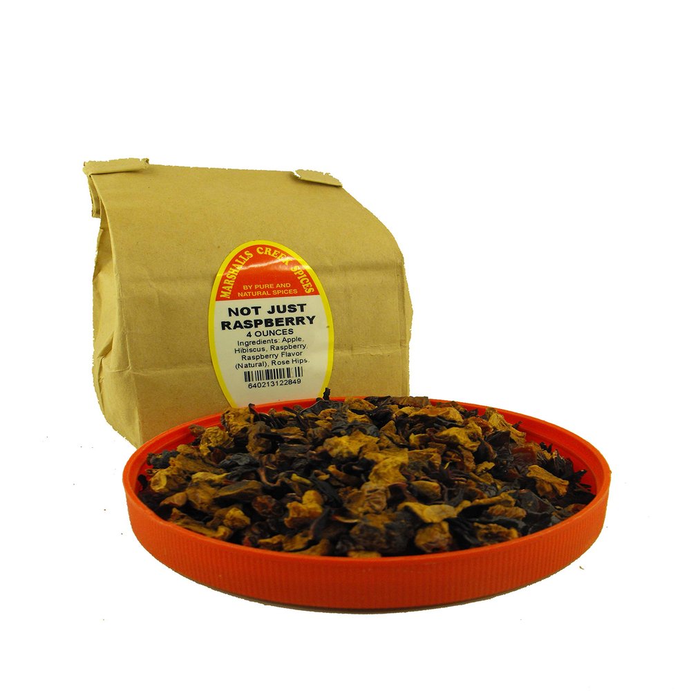 Marshalls Creek Loose Leaf Tea, (Tisane) Not Just Raspberry (caffeine free) 4 oz