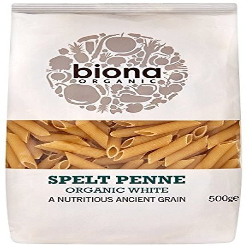 BIONA Organic White Spelt Penne, 500 GR