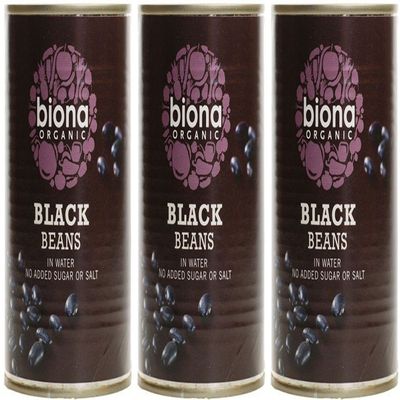 Biona Organic Black Beans 400g-3 Pack
