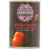 Biona Organic Whole Peeled Tomatoes 400g-3 Pack view 2