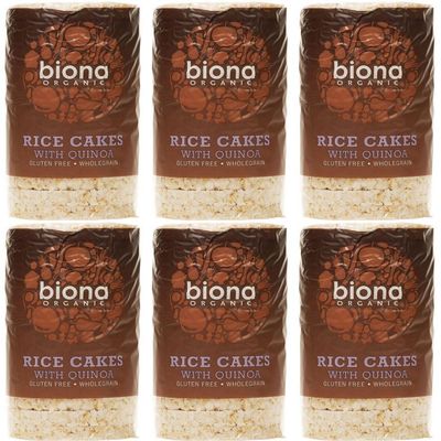 Biona Organic Rice Cakes with Quinoa 100g-12 Pack