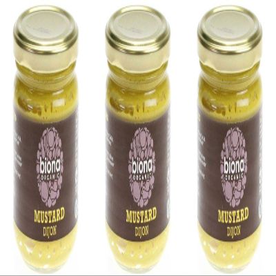 Biona Organic Dijon Mustard 200g-3 Pack