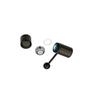 BodyJewelryOnline Lix Vibrating 316L Surgical Steel Tongue Ring Hematite Anodized Improved Motor view 3