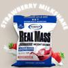 Gaspari Nutrition Real Mass: Advanced Weight Gainer, Protein and Complex Carb Blend, 50g Protein, 16g EAAs, Gluten-Free, 12 lbs (Strawberry Milkshake) view 4