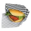 Bagcraft 057800 Grease-Resistant Wrap/Liners 12 x 12 Black Checker 1000/Box 5 Boxes/Carton view 4