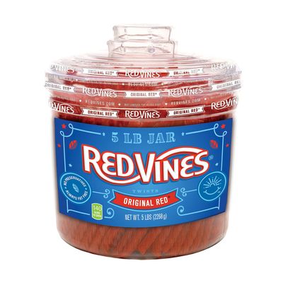 Red Vines Original Red Twists (64-Ounce Jars, 2 count)