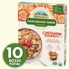 Cascadian Farm Organic Cinnamon Crunch Cereal Whole Grain Cereal, 9.2 oz (Pack of 10) view 3