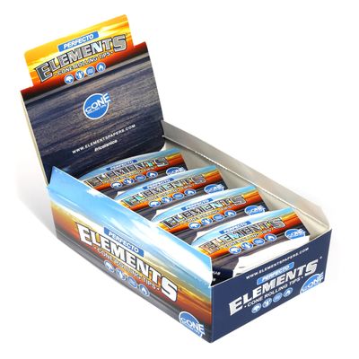 1 box - Elements Perfecto Rolling Cone Tips - 24 booklets