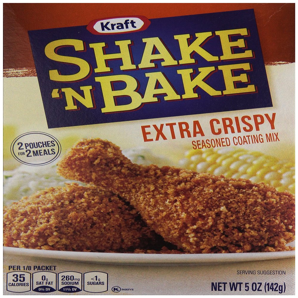 Shake 'n Bake Seasoned Coating Mix for Chicken or Pork, Extra Crispy, 5 Ounce