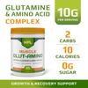 MFL Muscle Glut-Amino | Glutamine Complex | Amino Complex | 0 Sugar | Sweetened with Stevia | All-Natural | 60 Servings (Natural) view 2