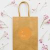 Andaz Press Circle Gift Labels, Whimsical Style, to/from, Orange, 40-Pack view 2
