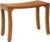 Patented 24" Asia Curve Teak Shower Bench - A. Bench view 1