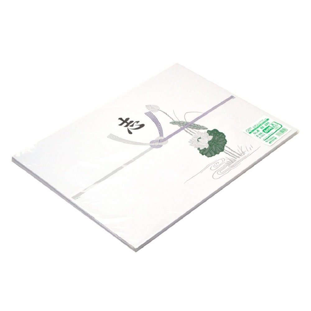 (Sasagawa) Taka-jirushi Noshi Paper 2-263 Kyoto Lotus Shimono, Minoro, 100 Sheets