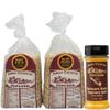 Amish Country Popcorn | Variety Bundles | 4 lb Baby White Popcorn Kernels and 5.5 oz BallPark Style ButterSalt Set | Old Fashioned, Non-GMO and Gluten Free view 1