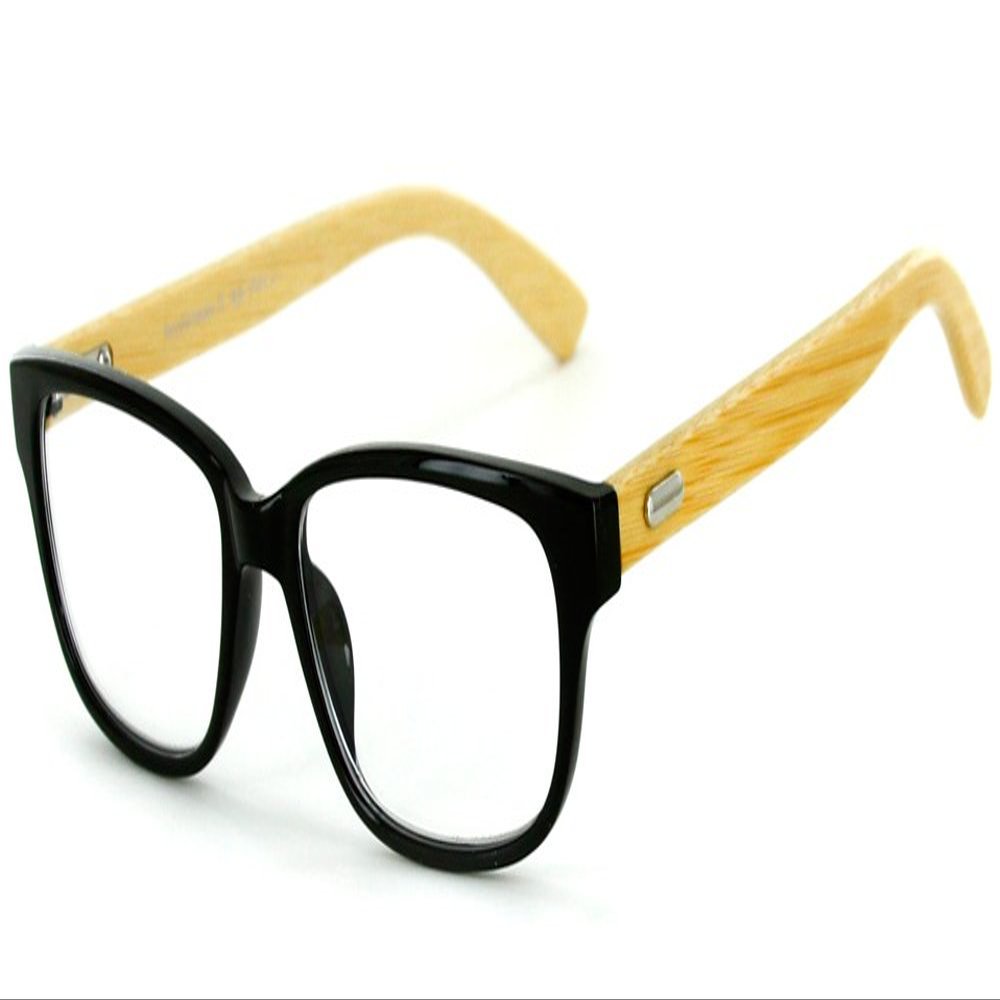Aloha Eyewear Zen Garden Eco-Chic Reading Glasses with Recycled Bamboo Temples for Men and Women (Black +1.50)