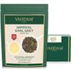 VAHDAM, Earl Grey Imperial White Tea Loose Leaf (25 Cups/1.76oz) Natural Ingredients - White Tea Leaves + Loose Leaf Earl Grey Tea | Brew as Hot Tea or Iced Tea view 1