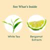 VAHDAM, Earl Grey Imperial White Tea Loose Leaf (25 Cups/1.76oz) Natural Ingredients - White Tea Leaves + Loose Leaf Earl Grey Tea | Brew as Hot Tea or Iced Tea view 4