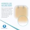 Dynarex DynaDerm Hydrocolloid Dressings, Sterile Moist Bandages, 2" x 2," Thin & Latex-Free, Peel-Down Patches, 1 Case - 12 Boxes of 20 DynaDerm Hydrocolloid Dressings (Packaging May Vary) view 3