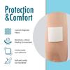 Dynarex Drma+ DynaGinate Calcium Alginate Dressing, Super Absorbent Wound Dressing, Soft Gel for Moist Healing, 2" x 2", 10 per Box, 12 Boxes per Case view 3