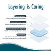 Dynarex Drma+ DynaGinate Calcium Alginate Dressing, Super Absorbent Wound Dressing, Soft Gel for Moist Healing, 2" x 2", 10 per Box, 12 Boxes per Case view 4