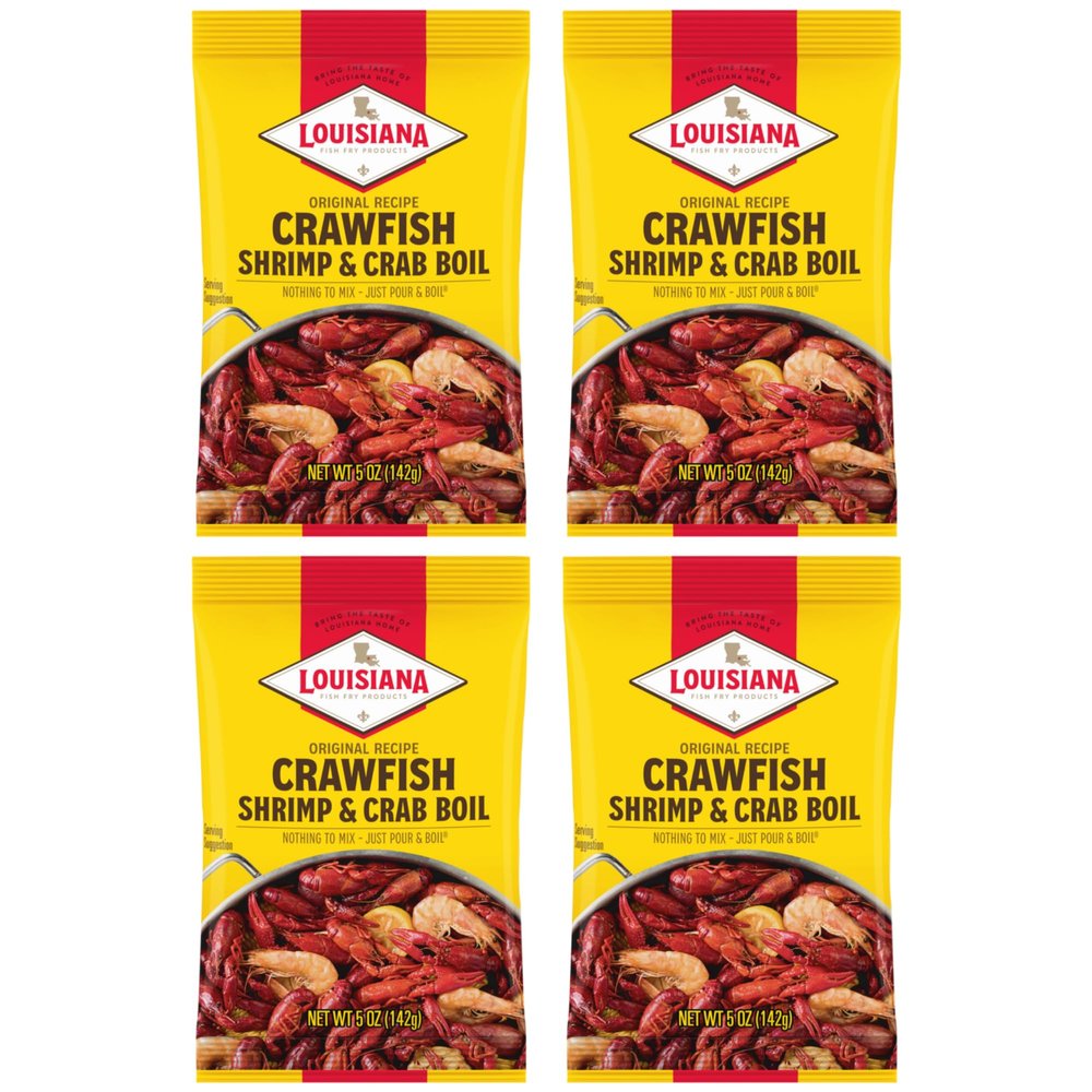 Louisiana Boil Crwfsh Crab Shrimp, 5 Oz (Pack of 4)