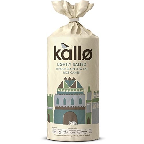 Kallo - Lightly Salted Rice Cakes - 130g (Case of 12)