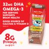 Horizon Organic Shelf Stable 1% Lowfat DHA Omega-3 Chocolate Milk Boxes, 8 fl oz, 12 Count - 8g Protein per Serving, USDA Organic UHT from Pasture-Raised Cows, Ready to Drink for Lunchbox, Travel, or On-the-Go, No Refrigeration Needed view 3